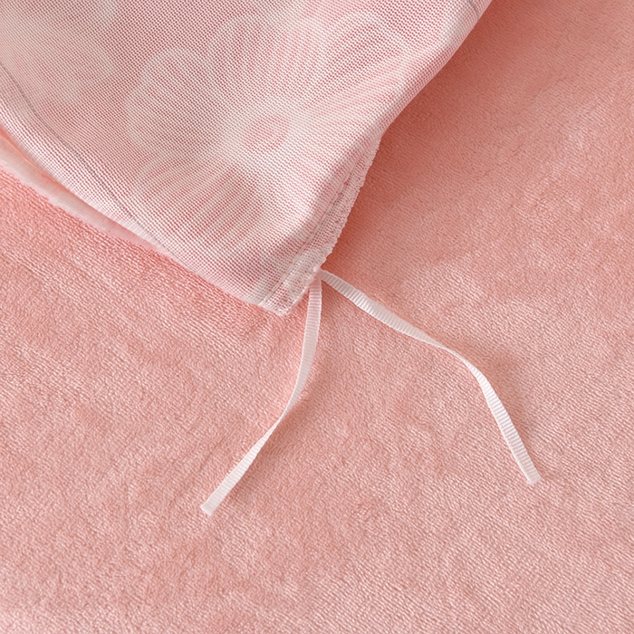 91家纺网 家纺一手货源 找家纺 畅畅家纺 2025新款亲肤舒适冬季保暖8斤重牛奶绒6D雕花绒床单四件套 花甜蜜意-粉