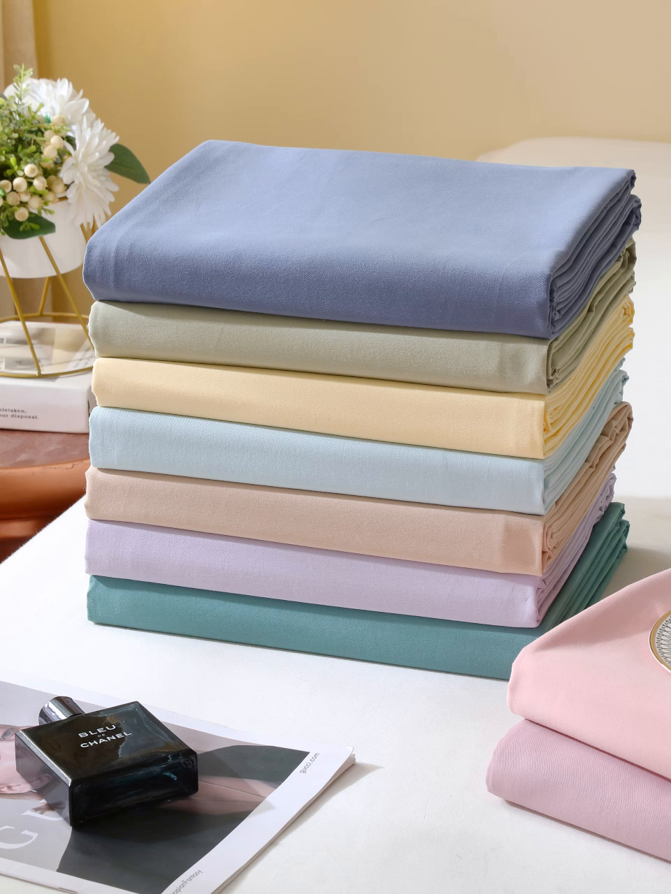 91家纺网 家纺一手货源 找家纺 （总）小叮当家纺仓储工厂店 2025新款提供买家秀爆款花型不断货A类母婴级全棉磨毛床笠单品床笠单件床笠