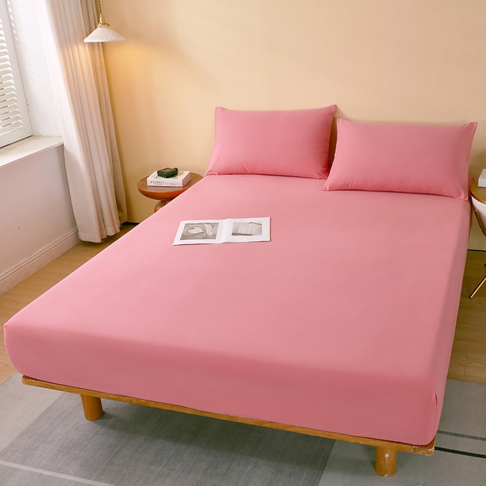 91家纺网 家纺一手货源 找家纺 小叮当家纺仓储工厂店 2025新款提供买家秀爆款花型不断货A类母婴级全棉磨毛床笠单品床笠单件床笠 蔷薇粉