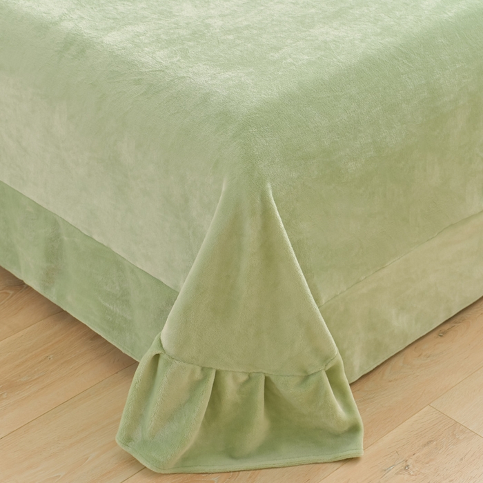 91家纺网 家纺一手货源 找家纺 畅畅家纺 2025新款亲肤舒适冬季保暖8斤重牛奶绒6D雕花绒床单四件套 郁金香