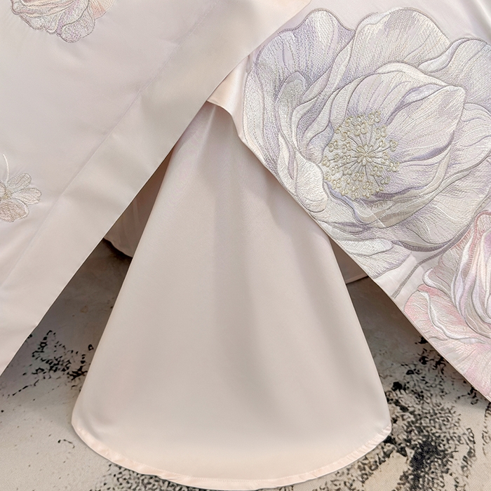 91家纺网 家纺一手货源 找家纺 （总）优悦生活馆 2025新款亲肤新疆长绒棉四件套-梦想花园风格二