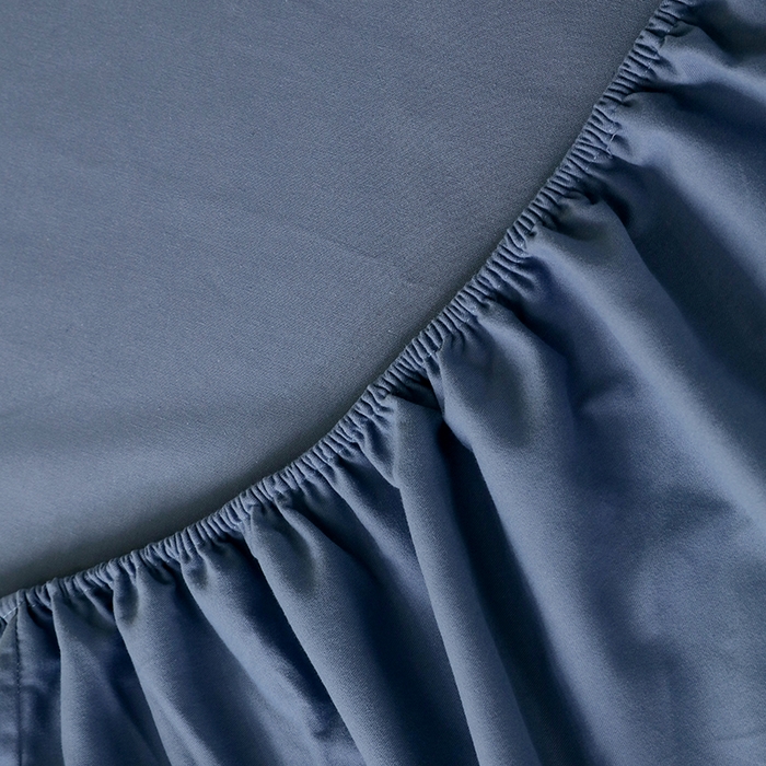 91家纺网 家纺一手货源 找家纺 小叮当家纺仓储工厂店 2025新款提供买家秀爆款花型不断货A类母婴级全棉磨毛床笠单品床笠单件床笠 绀蓝色