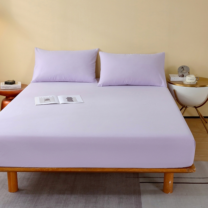 91家纺网 家纺一手货源 找家纺 小叮当家纺仓储工厂店 2025新款提供买家秀爆款花型不断货A类母婴级全棉磨毛床笠单品床笠单件床笠 丁香紫