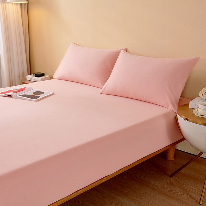 91家纺网 家纺一手货源 找家纺 小叮当家纺仓储工厂店 2025新款提供买家秀爆款花型不断货A类母婴级全棉磨毛床笠单品床笠单件床笠 海棠粉