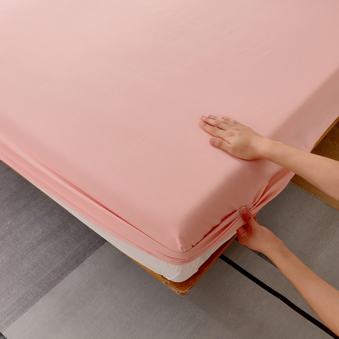 91家纺网 家纺一手货源 找家纺 小叮当家纺仓储工厂店 2025新款提供买家秀爆款花型不断货A类母婴级全棉磨毛床笠单品床笠单件床笠 海棠粉