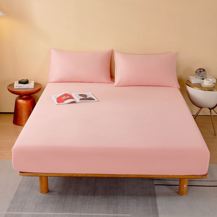 91家纺网 家纺一手货源 找家纺 小叮当家纺仓储工厂店 2025新款提供买家秀爆款花型不断货A类母婴级全棉磨毛床笠单品床笠单件床笠 海棠粉