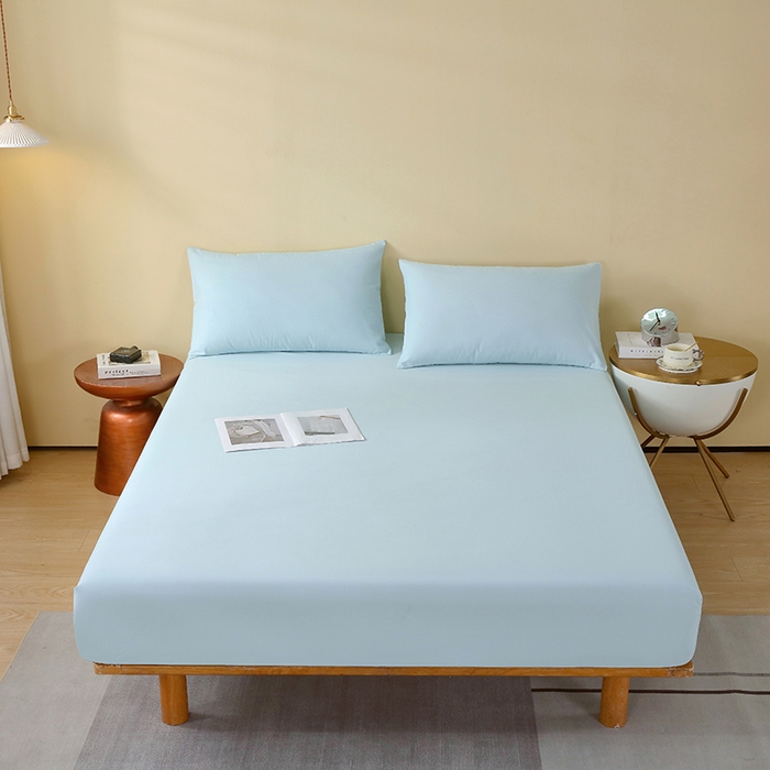 91家纺网 家纺一手货源 找家纺 小叮当家纺仓储工厂店 2025新款提供买家秀爆款花型不断货A类母婴级全棉磨毛床笠单品床笠单件床笠 玛卡蓝