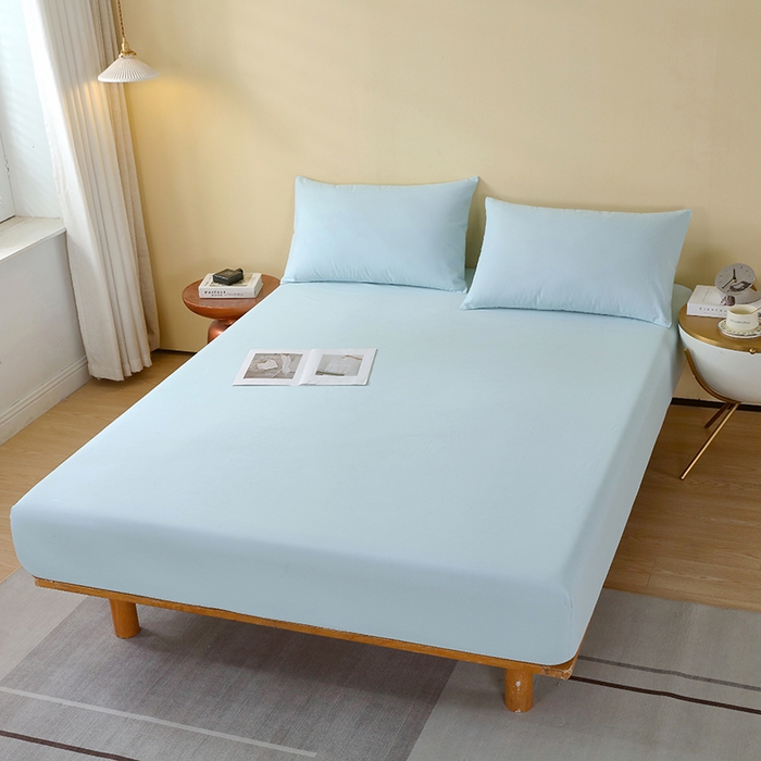 91家纺网 家纺一手货源 找家纺 小叮当家纺仓储工厂店 2025新款提供买家秀爆款花型不断货A类母婴级全棉磨毛床笠单品床笠单件床笠 玛卡蓝