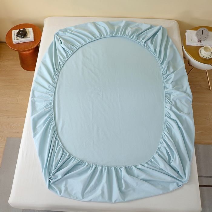 91家纺网 家纺一手货源 找家纺 小叮当家纺仓储工厂店 2025新款提供买家秀爆款花型不断货A类母婴级全棉磨毛床笠单品床笠单件床笠 玛卡蓝