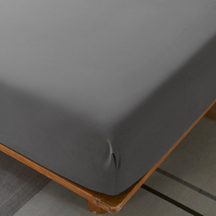 91家纺网 家纺一手货源 找家纺 小叮当家纺仓储工厂店 2025新款提供买家秀爆款花型不断货A类母婴级全棉磨毛床笠单品床笠单件床笠 魅影灰