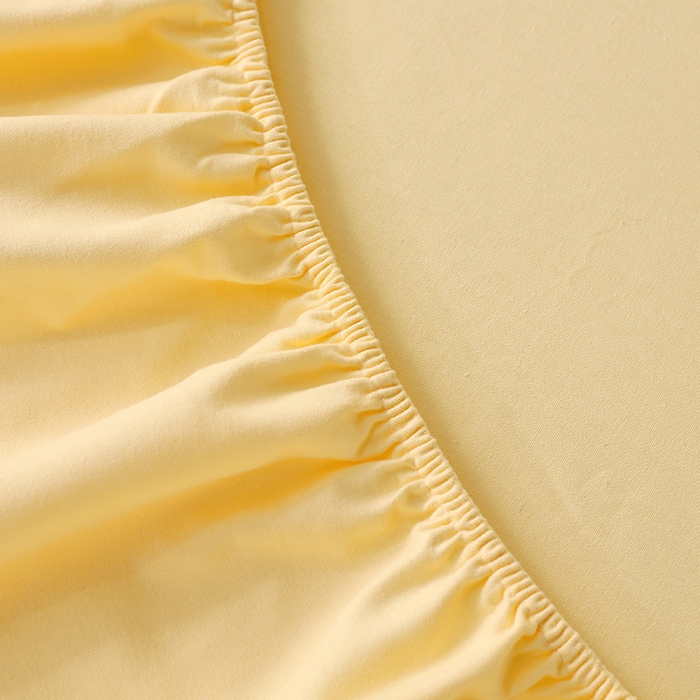 91家纺网 家纺一手货源 找家纺 小叮当家纺仓储工厂店 2025新款提供买家秀爆款花型不断货A类母婴级全棉磨毛床笠单品床笠单件床笠 嫩黄