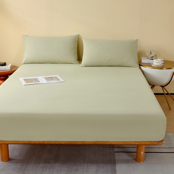 91家纺网 家纺一手货源 找家纺 小叮当家纺仓储工厂店 2025新款提供买家秀爆款花型不断货A类母婴级全棉磨毛床笠单品床笠单件床笠 牛油果绿