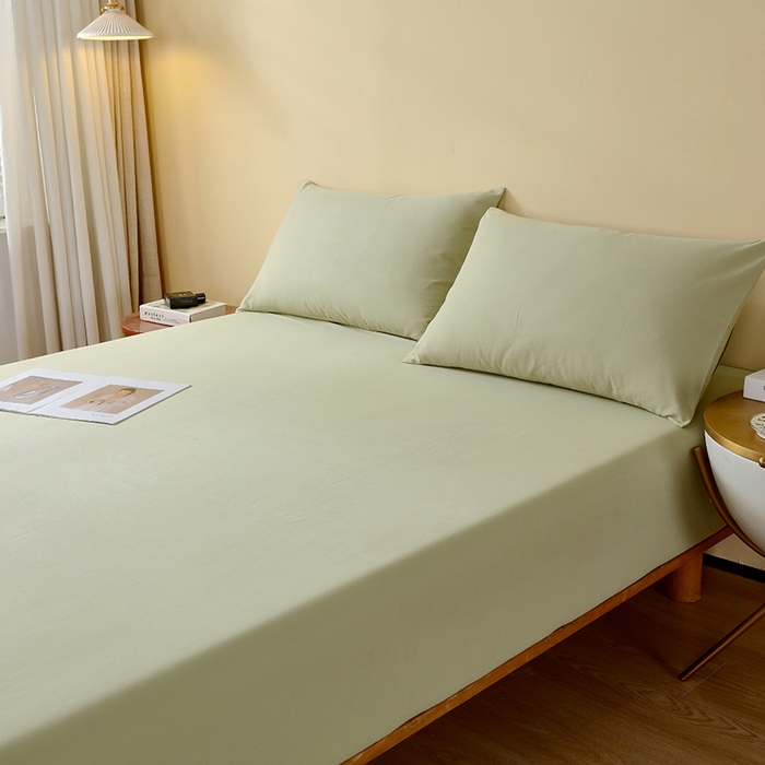 91家纺网 家纺一手货源 找家纺 小叮当家纺仓储工厂店 2025新款提供买家秀爆款花型不断货A类母婴级全棉磨毛床笠单品床笠单件床笠 牛油果绿