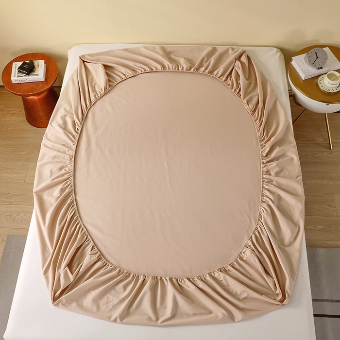 91家纺网 家纺一手货源 找家纺 小叮当家纺仓储工厂店 2025新款提供买家秀爆款花型不断货A类母婴级全棉磨毛床笠单品床笠单件床笠 浅卡其