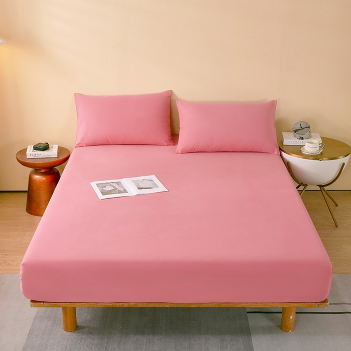 91家纺网 家纺一手货源 找家纺 小叮当家纺仓储工厂店 2025新款提供买家秀爆款花型不断货A类母婴级全棉磨毛床笠单品床笠单件床笠 蔷薇粉