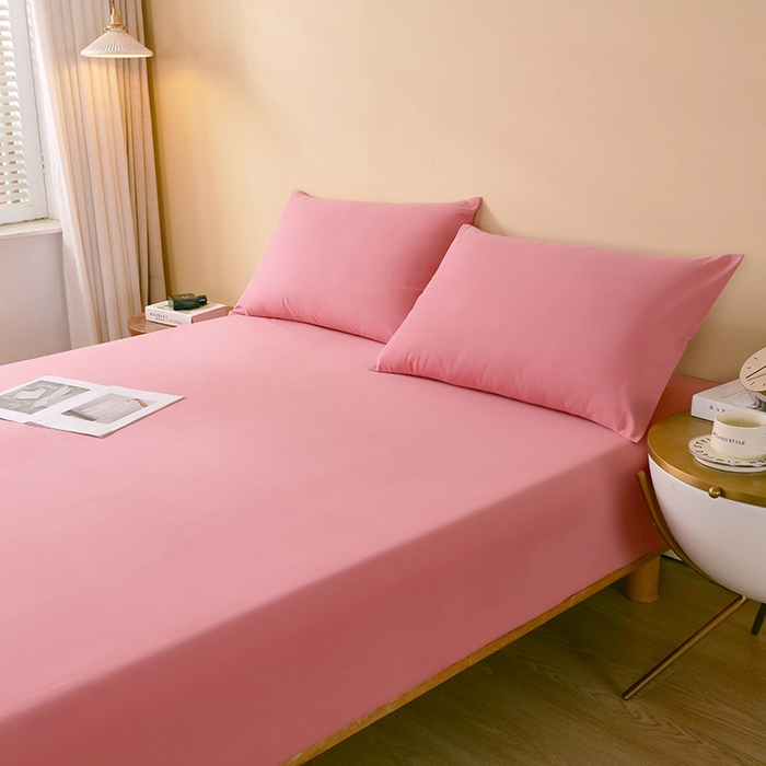 91家纺网 家纺一手货源 找家纺 小叮当家纺仓储工厂店 2025新款提供买家秀爆款花型不断货A类母婴级全棉磨毛床笠单品床笠单件床笠 蔷薇粉