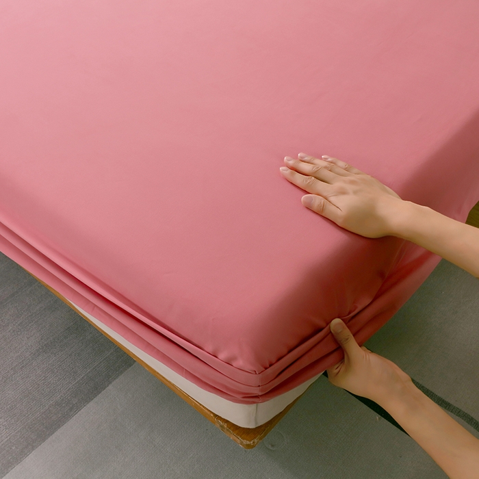 91家纺网 家纺一手货源 找家纺 小叮当家纺仓储工厂店 2025新款提供买家秀爆款花型不断货A类母婴级全棉磨毛床笠单品床笠单件床笠 蔷薇粉