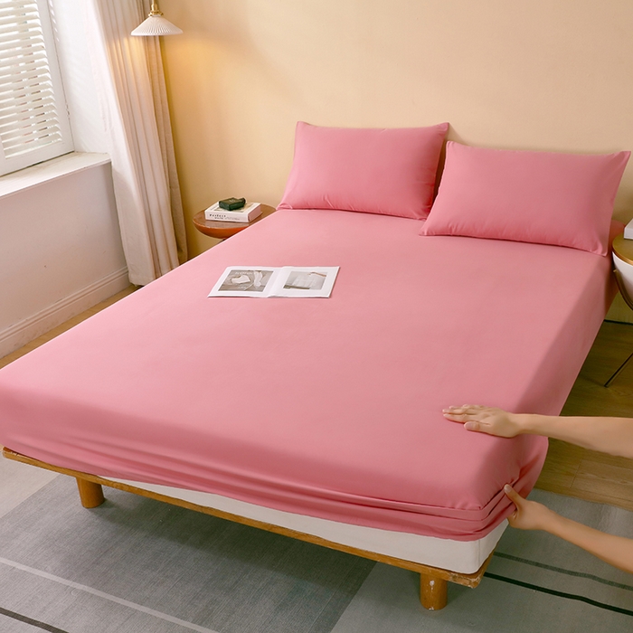 91家纺网 家纺一手货源 找家纺 小叮当家纺仓储工厂店 2025新款提供买家秀爆款花型不断货A类母婴级全棉磨毛床笠单品床笠单件床笠 蔷薇粉