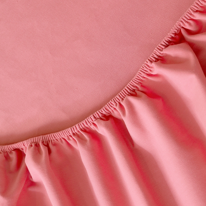 91家纺网 家纺一手货源 找家纺 小叮当家纺仓储工厂店 2025新款提供买家秀爆款花型不断货A类母婴级全棉磨毛床笠单品床笠单件床笠 蔷薇粉