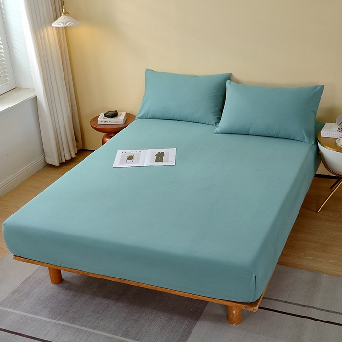 小叮当家纺仓储工厂店 2025新款提供买家秀爆款花型不断货A类母婴级全棉磨毛床笠单品床笠单件床笠 森林绿