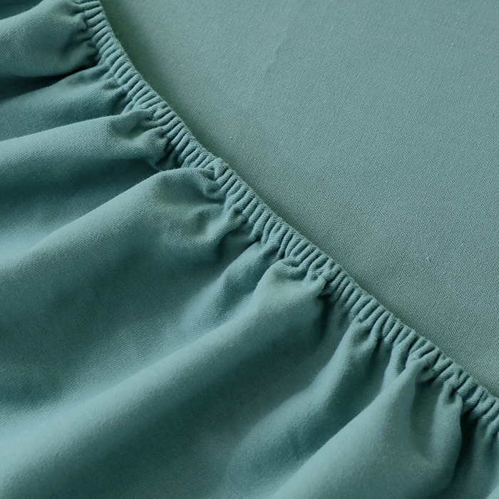 91家纺网 家纺一手货源 找家纺 小叮当家纺仓储工厂店 2025新款提供买家秀爆款花型不断货A类母婴级全棉磨毛床笠单品床笠单件床笠 森林绿