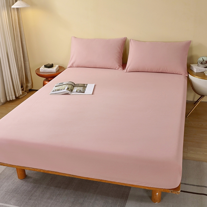 91家纺网 家纺一手货源 找家纺 小叮当家纺仓储工厂店 2025新款提供买家秀爆款花型不断货A类母婴级全棉磨毛床笠单品床笠单件床笠 珊瑚粉