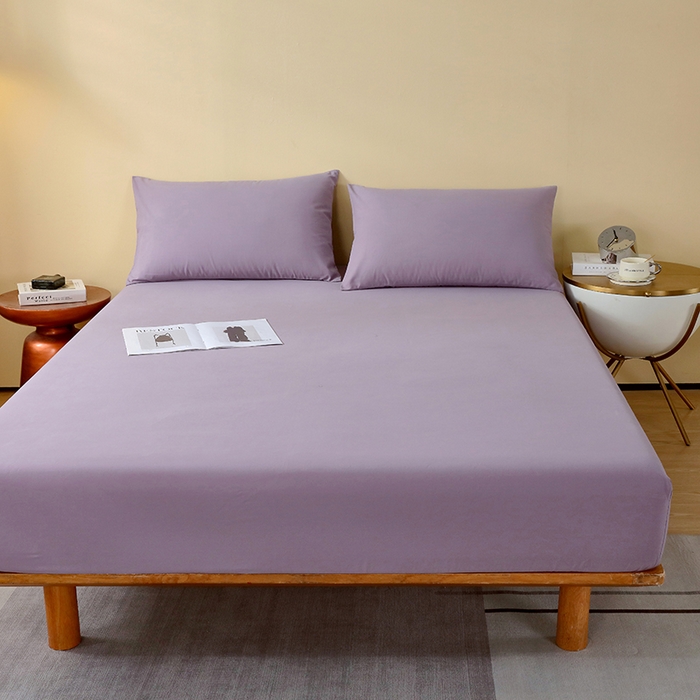 91家纺网 家纺一手货源 找家纺 小叮当家纺仓储工厂店 2025新款提供买家秀爆款花型不断货A类母婴级全棉磨毛床笠单品床笠单件床笠 薰衣草紫