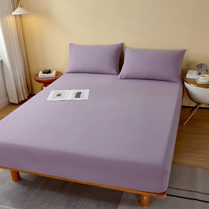 91家纺网 家纺一手货源 找家纺 小叮当家纺仓储工厂店 2025新款提供买家秀爆款花型不断货A类母婴级全棉磨毛床笠单品床笠单件床笠 薰衣草紫