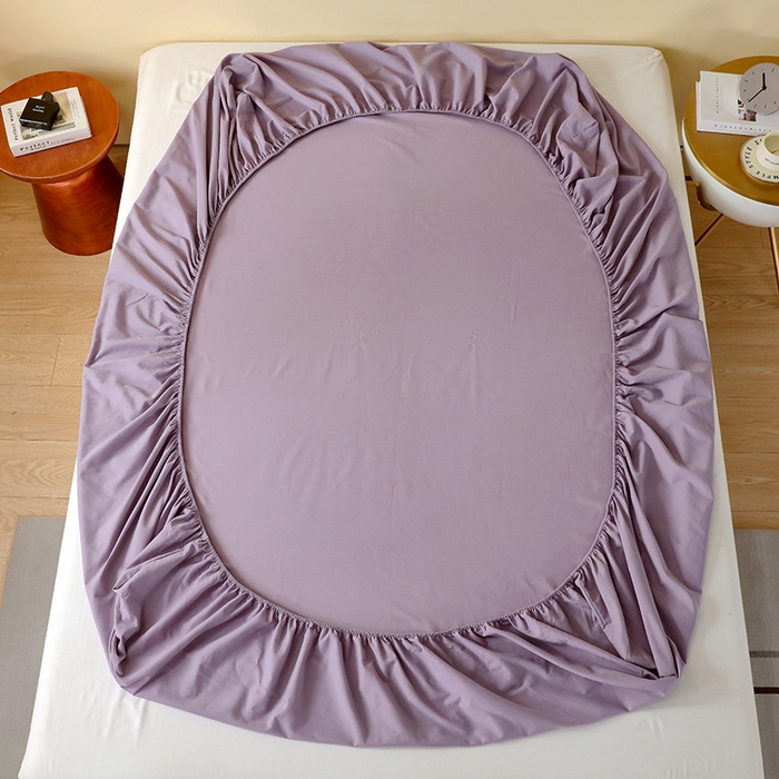 91家纺网 家纺一手货源 找家纺 小叮当家纺仓储工厂店 2025新款提供买家秀爆款花型不断货A类母婴级全棉磨毛床笠单品床笠单件床笠 薰衣草紫