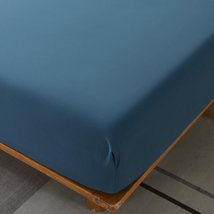 91家纺网 家纺一手货源 找家纺 小叮当家纺仓储工厂店 2025新款提供买家秀爆款花型不断货A类母婴级全棉磨毛床笠单品床笠单件床笠 钴蓝