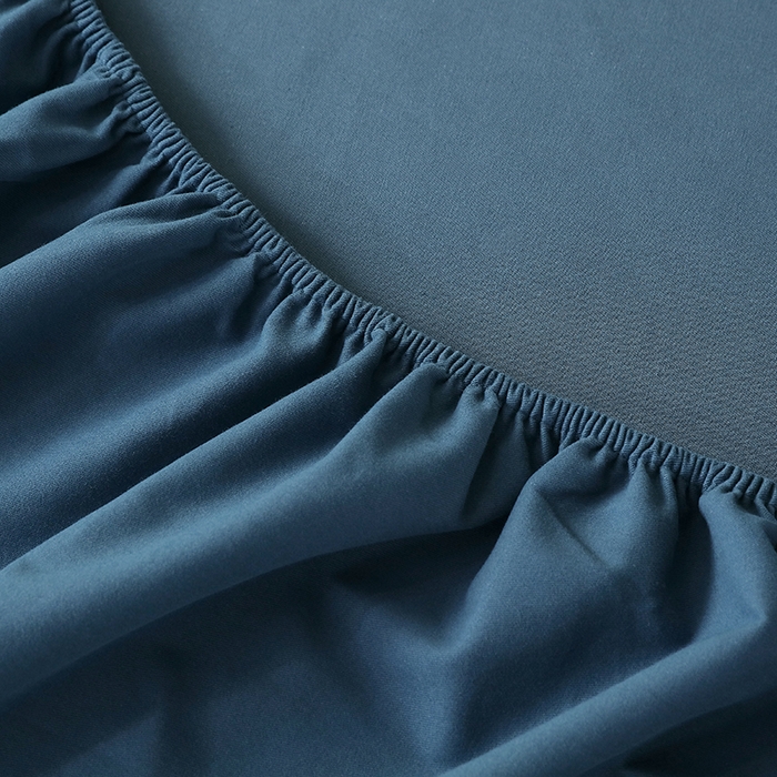 91家纺网 家纺一手货源 找家纺 小叮当家纺仓储工厂店 2025新款提供买家秀爆款花型不断货A类母婴级全棉磨毛床笠单品床笠单件床笠 钴蓝