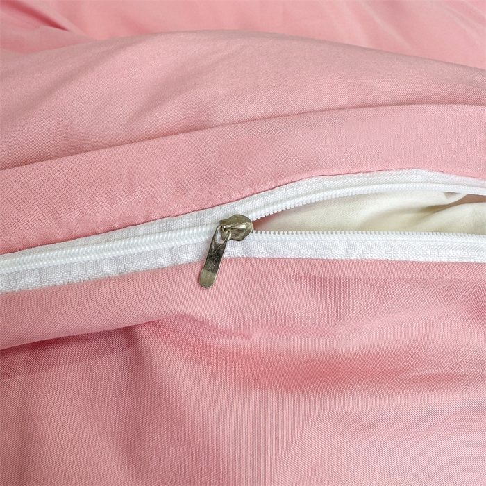 91家纺网 家纺一手货源 找家纺 悦织湾家纺 90克磨毛刺绣纯色四件套2025新款轻奢韩版公主风精致床上用品绣花亲肤水洗棉4件套 遇见-玉色