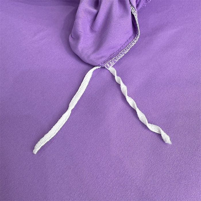 91家纺网 家纺一手货源 找家纺 悦织湾家纺 90克磨毛刺绣纯色四件套2025新款轻奢韩版公主风精致床上用品绣花亲肤水洗棉4件套 琪亚娜-紫色