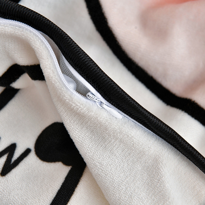 91家纺网 家纺一手货源 找家纺 硕喜 2025新款新8.5斤法莱绒四件套珊瑚牛奶金貂绒四件套床裙款 奶牛