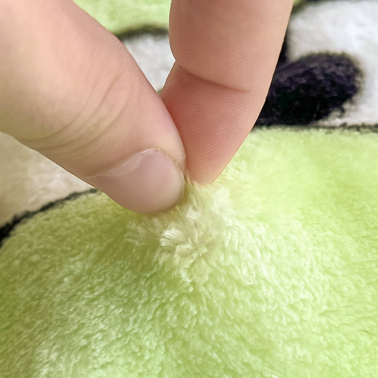 91家纺网 家纺一手货源 找家纺 缦吉 2025新款泡泡兔毛牛奶绒床垫 熊猫乐园（全网最低）