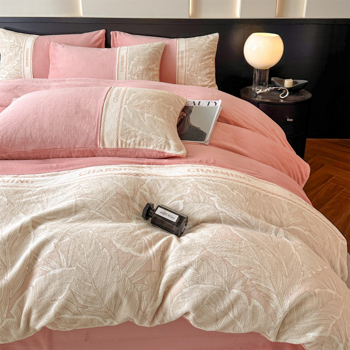 91家纺网 家纺一手货源 找家纺 （总）梦幻之城 2025新款牛奶绒刺绣款四件套-苏缦