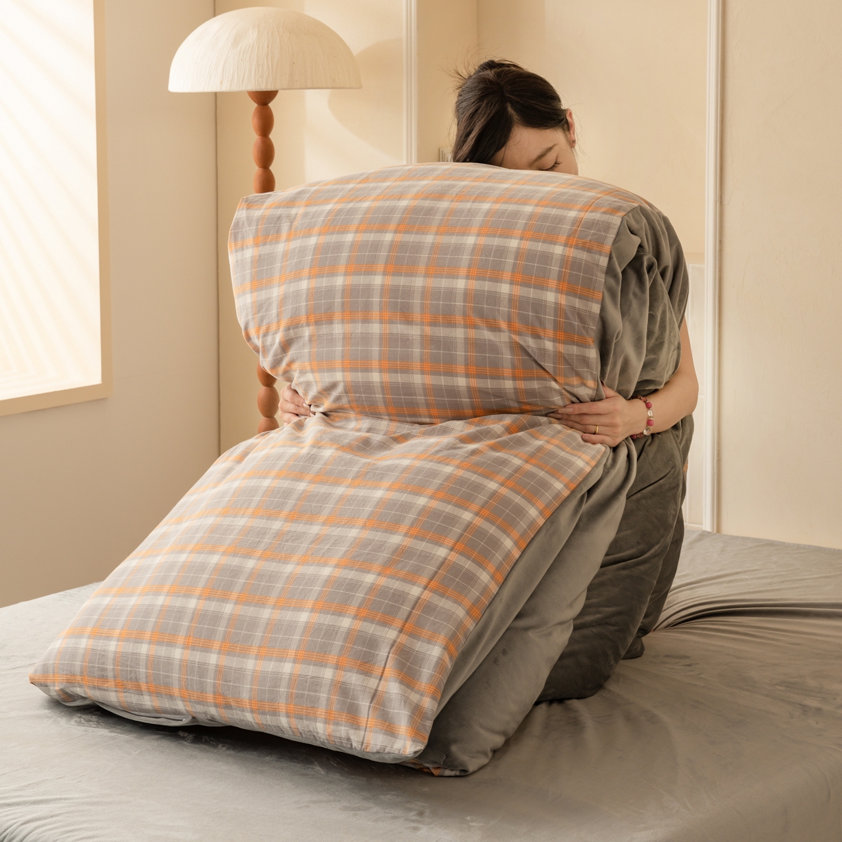 91家纺网 家纺一手货源 找家纺 雯雨家纺 2025新款一面全棉一面牛奶绒可拆洗冬被被子被芯春秋被被子被芯 棉绒-诺卡