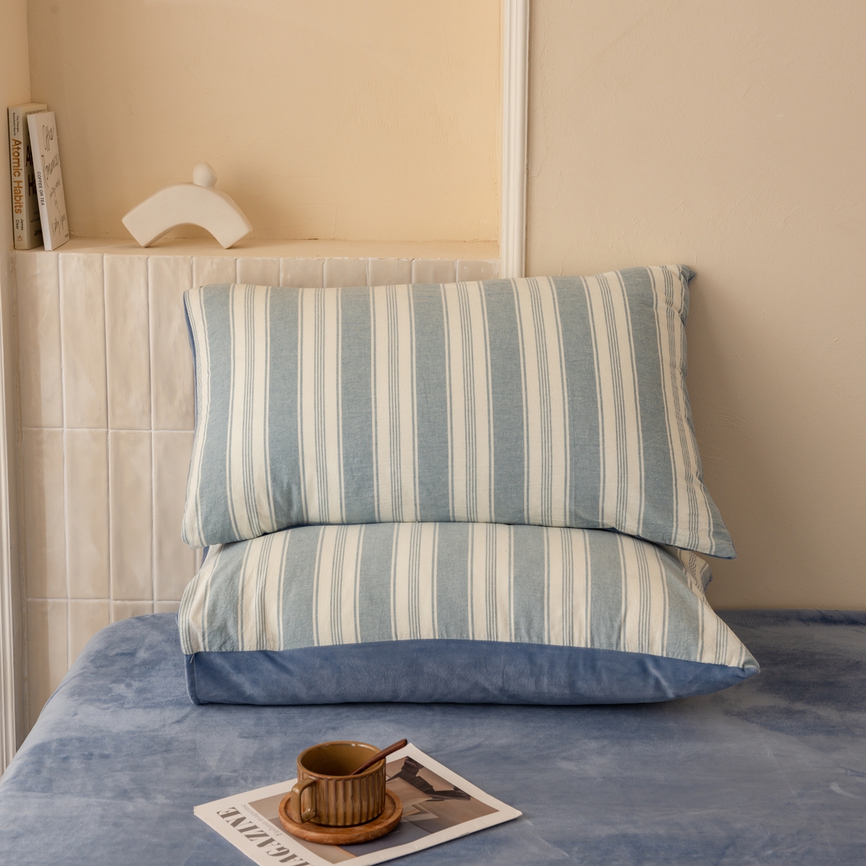 91家纺网 家纺一手货源 找家纺 雯雨家纺 2025新款一面全棉一面牛奶绒可拆洗冬被被子被芯春秋被被子被芯 棉绒-布莱格