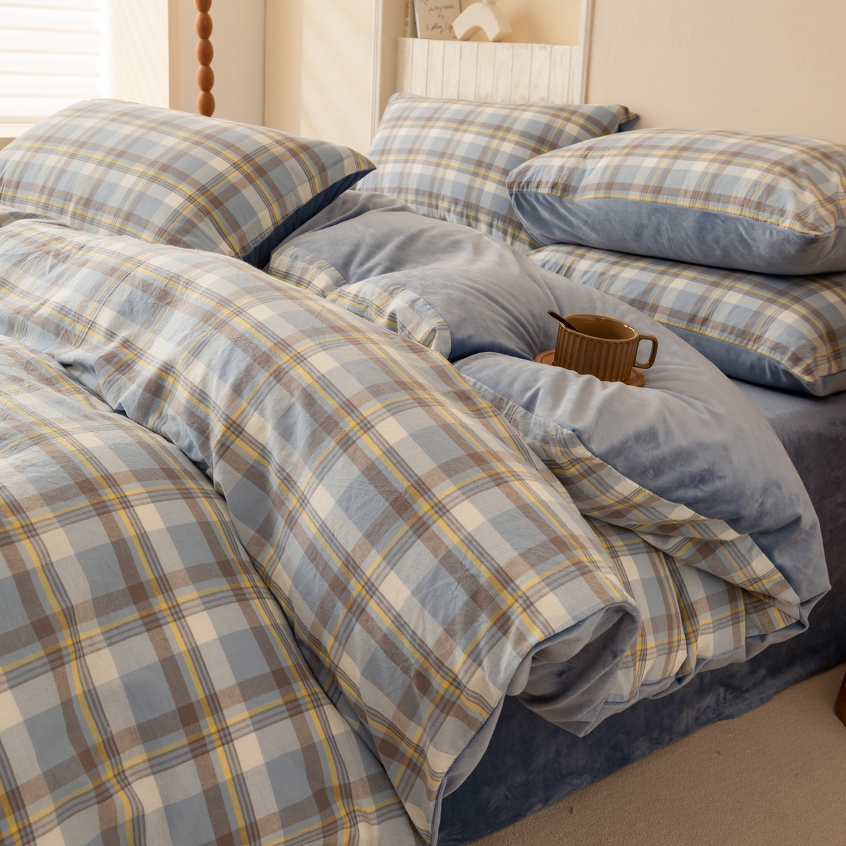 91家纺网 家纺一手货源 找家纺 （总）雯雨家纺 2025新款一面全棉一面牛奶绒可拆洗冬被被子被芯春秋被被子被芯