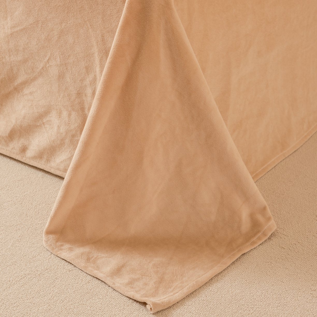 91家纺网 家纺一手货源 找家纺 雯雨家纺 2025新款一面全棉一面牛奶绒可拆洗冬被被子被芯春秋被被子被芯 棉绒-凯利咖