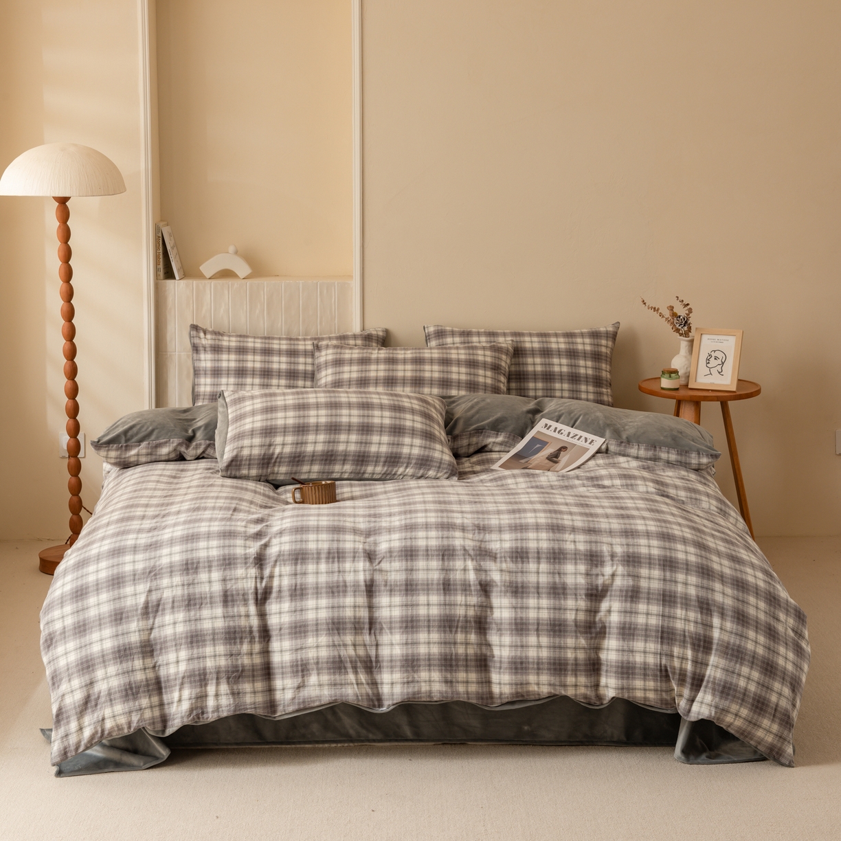 91家纺网 家纺一手货源 找家纺 雯雨家纺 2025新款一面全棉一面牛奶绒可拆洗冬被被子被芯春秋被被子被芯 棉绒-轩尼诗