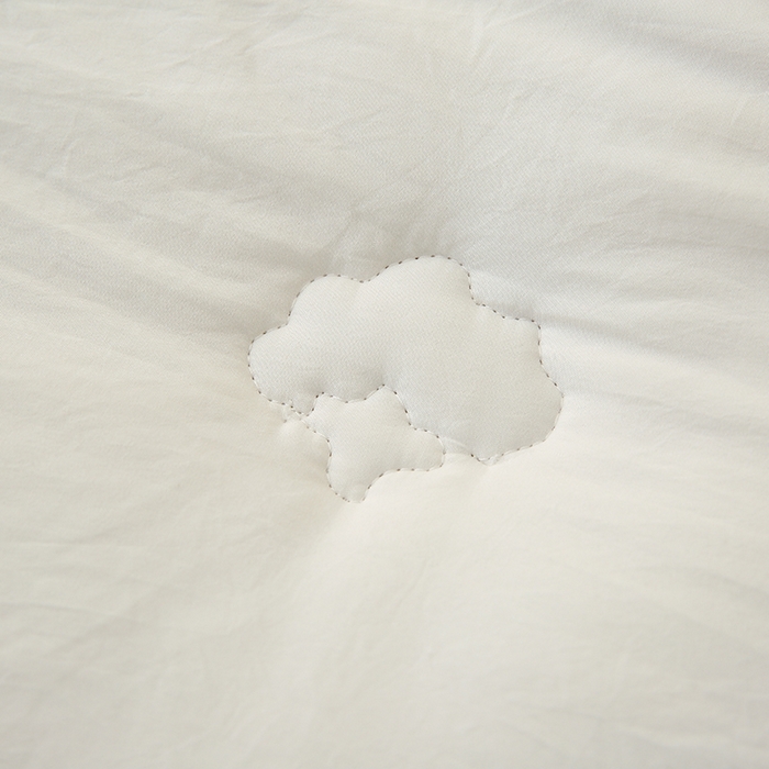 91家纺网 家纺一手货源 找家纺 爱诗诺家纺 2025新款拼色无印风新疆棉花被春秋被夏被四季被被子被芯 白+粉