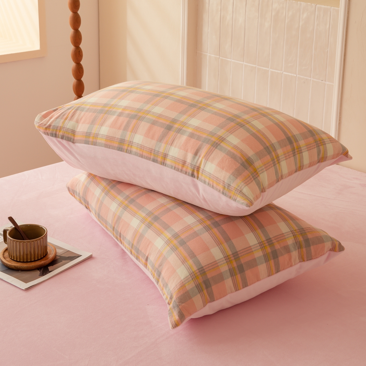 91家纺网 家纺一手货源 找家纺 雯雨家纺 2025新款一面全棉一面牛奶绒可拆洗冬被被子被芯春秋被被子被芯 棉绒-简稀粉