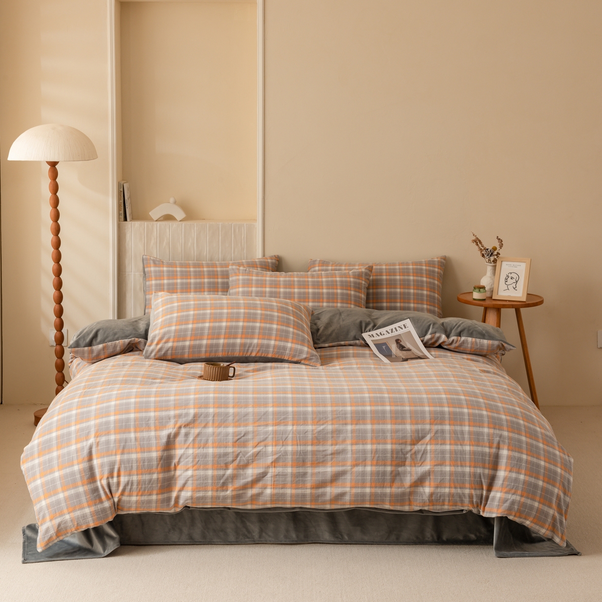 91家纺网 家纺一手货源 找家纺 雯雨家纺 2025新款一面全棉一面牛奶绒可拆洗冬被被子被芯春秋被被子被芯 棉绒-诺卡