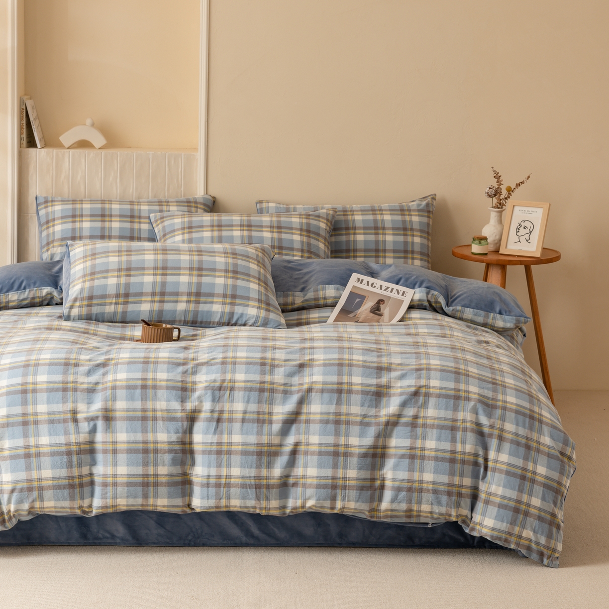 91家纺网 家纺一手货源 找家纺 雯雨家纺 2025新款一面全棉一面牛奶绒可拆洗冬被被子被芯春秋被被子被芯 棉绒-莫尼兰