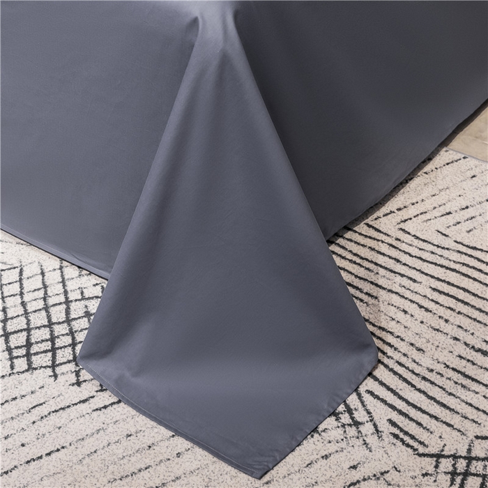 91家纺网 家纺一手货源 找家纺 小叮当家纺仓储工厂店 2025新款(热买家秀不断货)40s贡缎长绒棉纯棉字母款全棉四件套轻奢床上用品 粉玉配灰紫