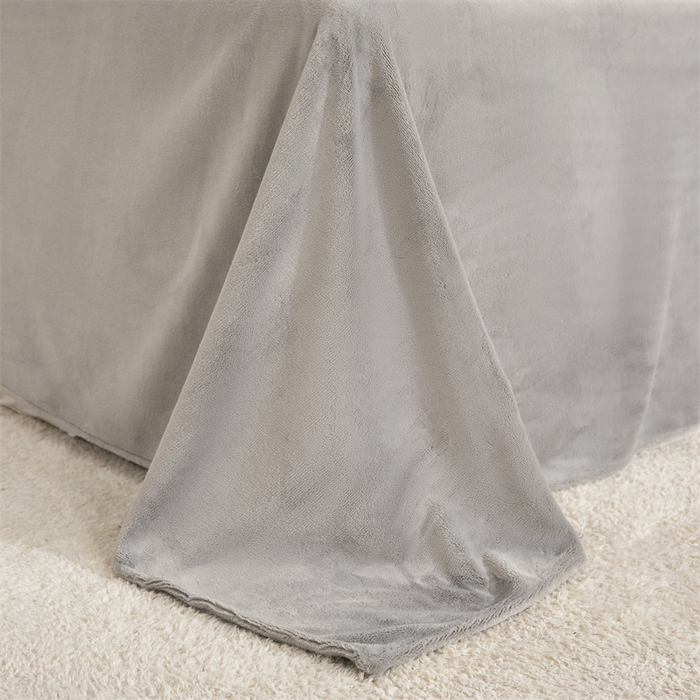 91家纺网 家纺一手货源 找家纺 梦幻之城 2025新款牛奶绒刺绣四件套-安克斯绒A款 安克斯绒-香草灰+经典灰