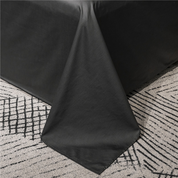 91家纺网 家纺一手货源 找家纺 小叮当家纺仓储工厂店 2025新款(热买家秀不断货)40s贡缎长绒棉纯棉字母款全棉四件套轻奢床上用品 姜黄灰