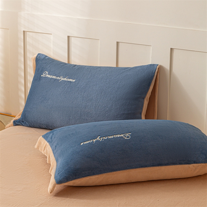 91家纺网 家纺一手货源 找家纺 （总）梦幻之城 2025新款牛奶绒刺绣四件套-安克斯绒C款