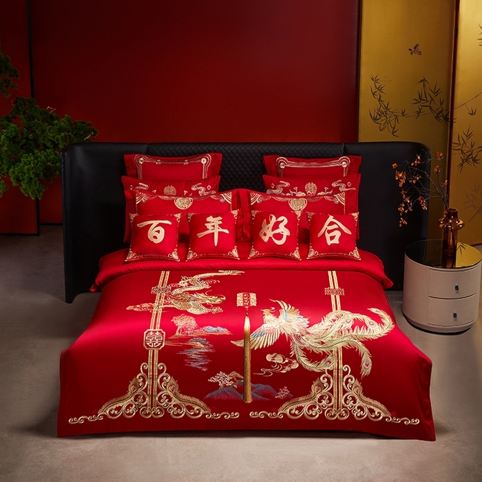 91家纺网 家纺一手货源 找家纺 （总）皇潮婚庆馆 2025新款高端婚庆系列套件